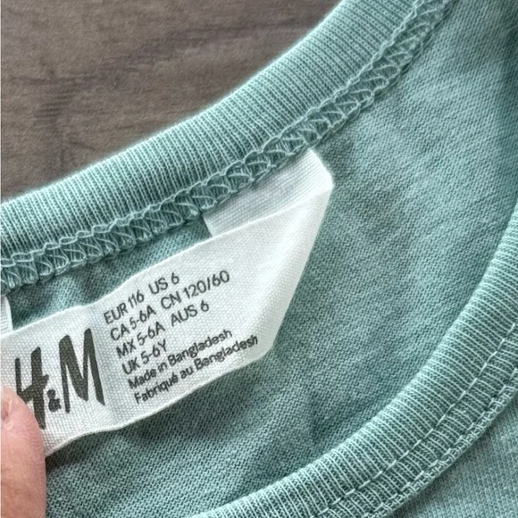 H&M l Boys Alligator Tank & Short Set l Size: 5Y-6Y - Picture 6 of 7